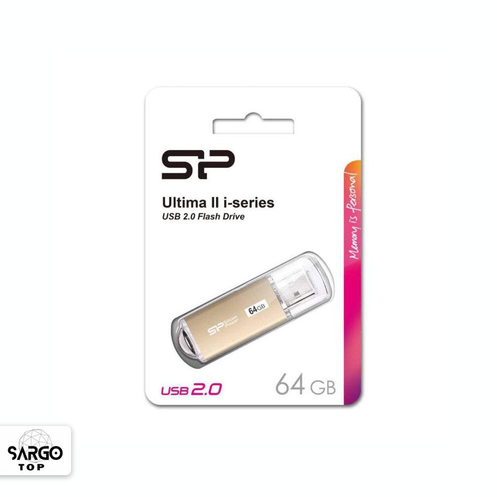 فلش مموری سیلیکون پاور 64 گیگا‌بایت مدل Ultima II i-Series - سارگوتاپ